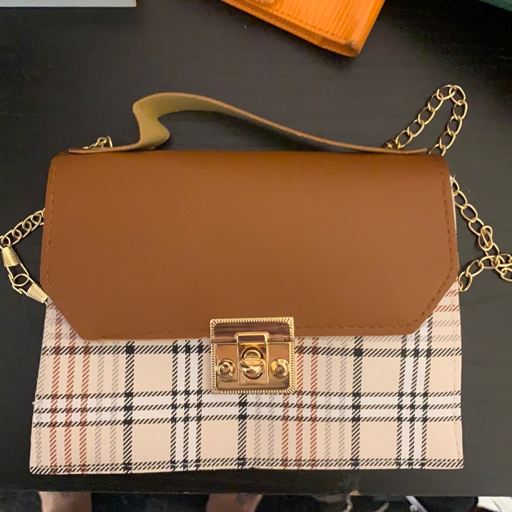 Plaid bag